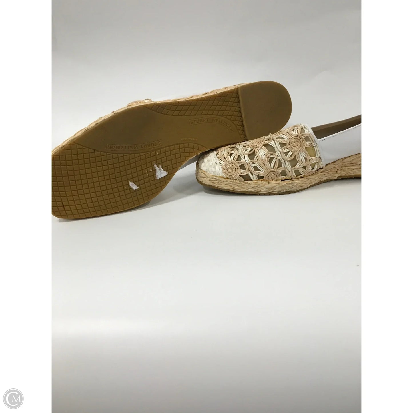 Shoes Designer By Stuart Weitzman In White, Size: 6.5