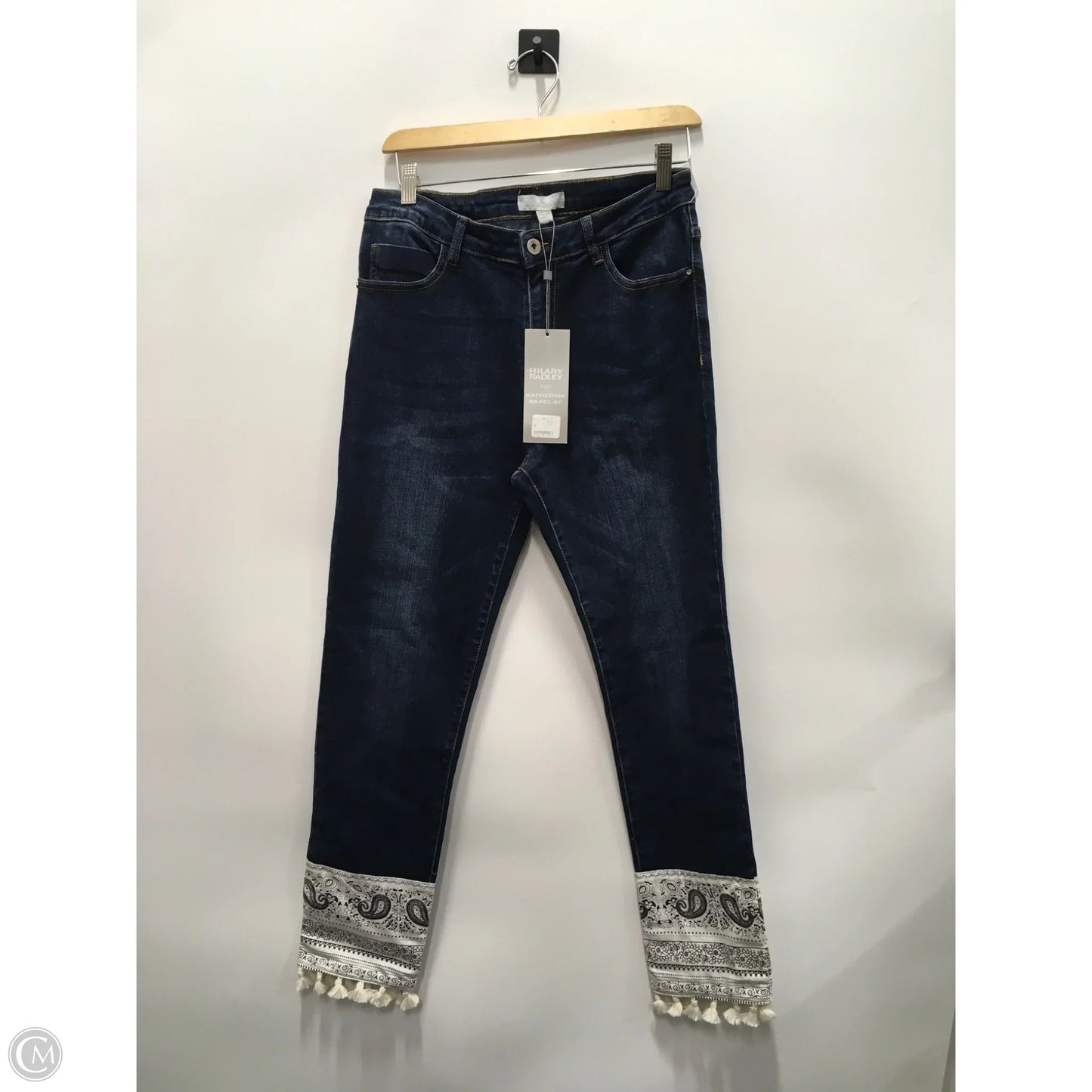 Jeans Straight By Hilary Radley In Blue Denim, Size: 8