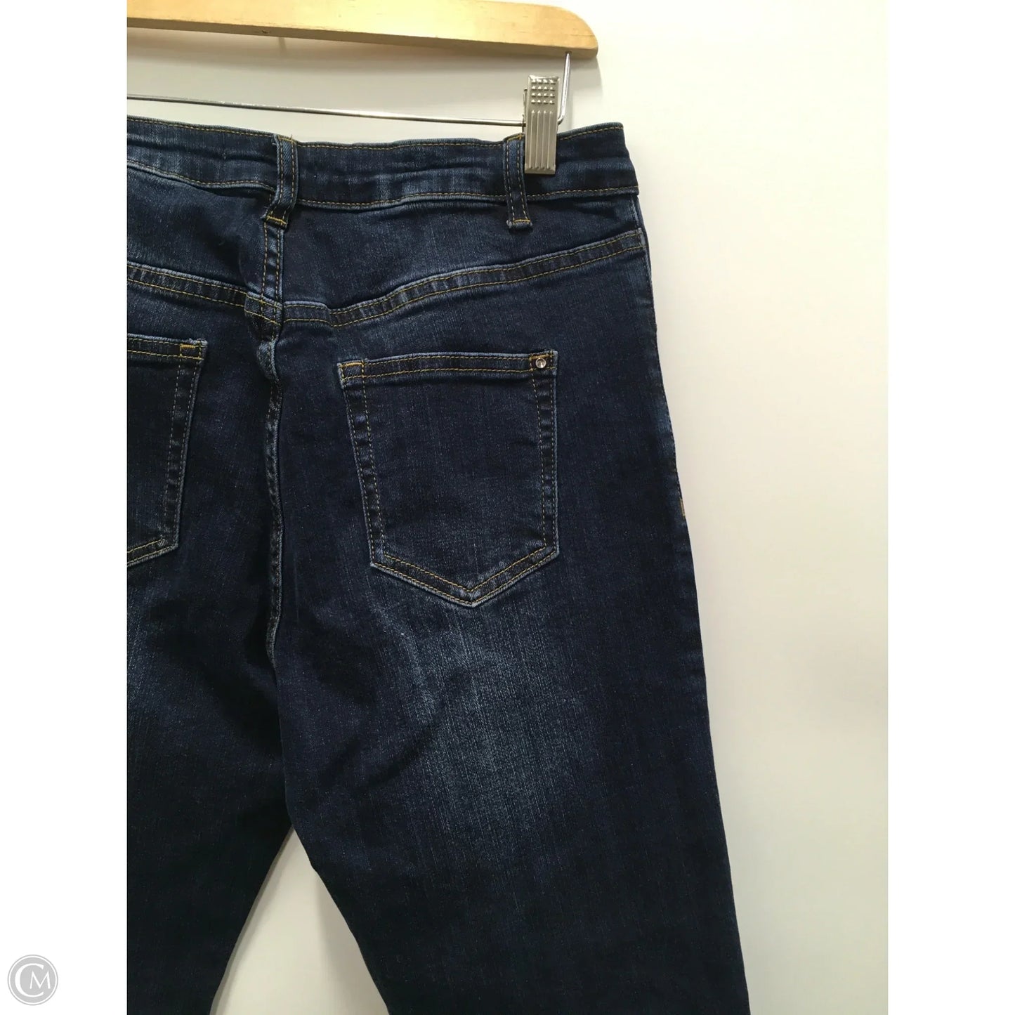 Jeans Straight By Hilary Radley In Blue Denim, Size: 8