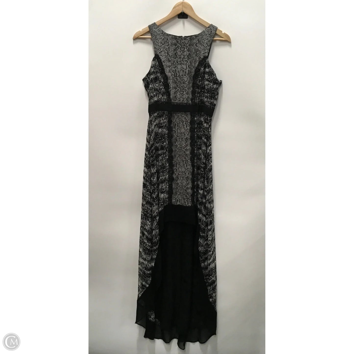 Dress Casual Maxi By Bcbgmaxazria In Black & White, Size: M