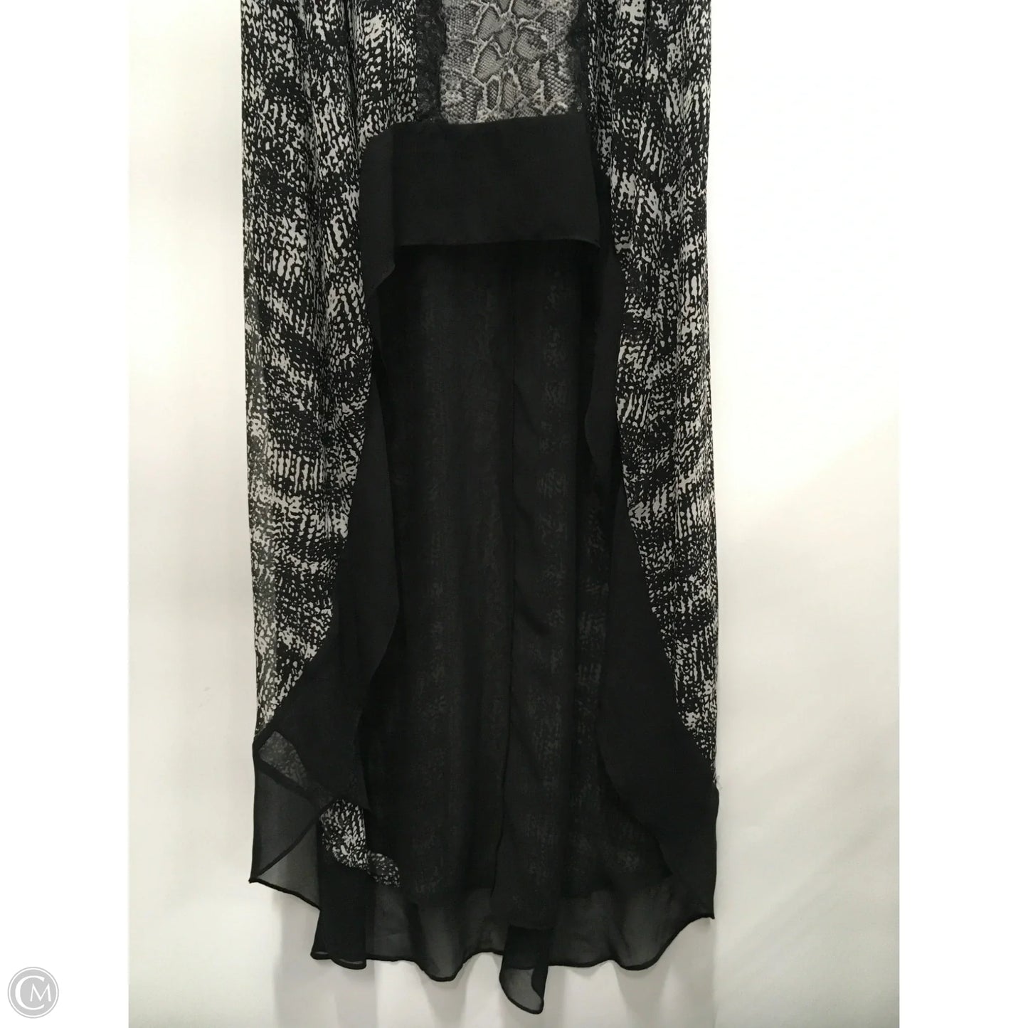 Dress Casual Maxi By Bcbgmaxazria In Black & White, Size: M