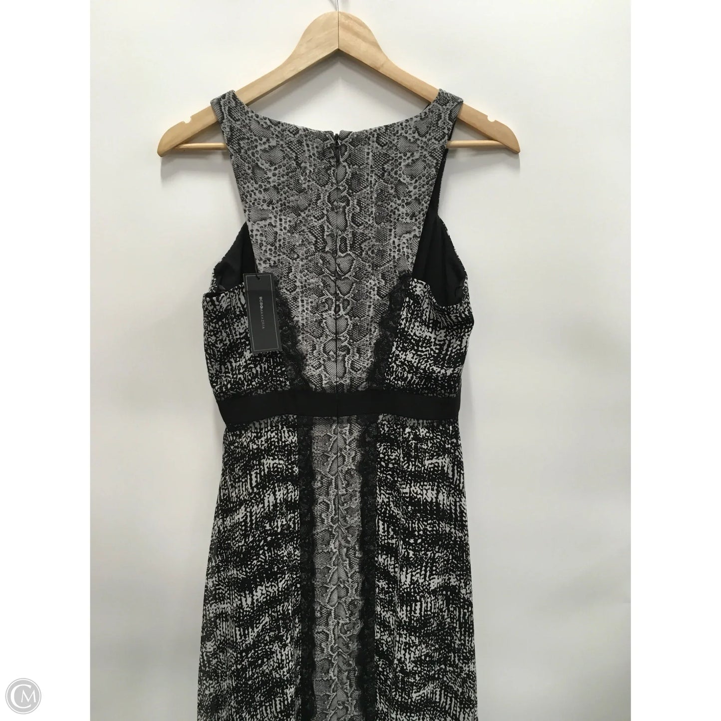 Dress Casual Maxi By Bcbgmaxazria In Black & White, Size: M