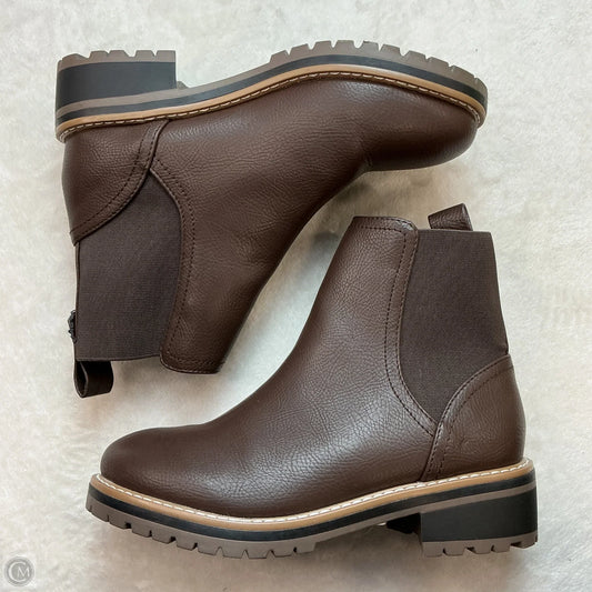Boots Ankle Flats By Kensie In Brown, Size: 7