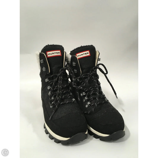 Boots Snow By Hunter In Black, Size: 8