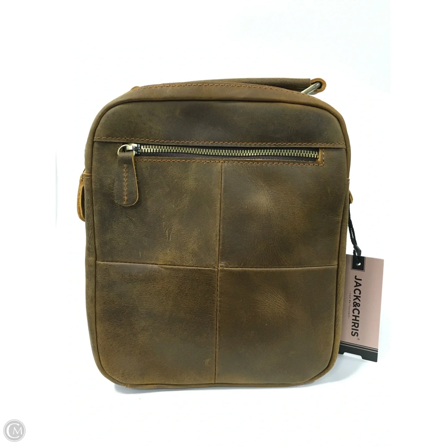 Crossbody Leather By jack & chris, Size: Medium