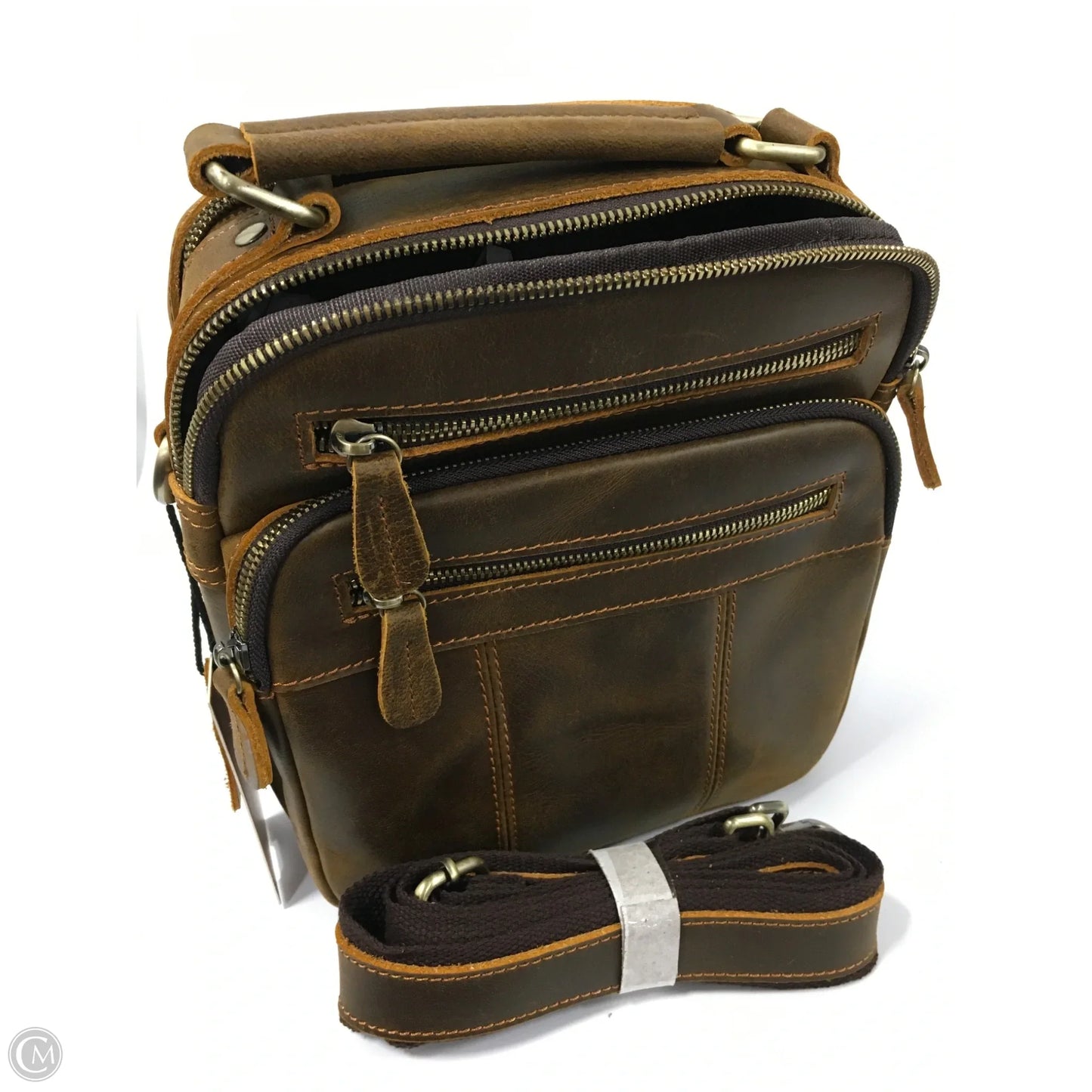 Crossbody Leather By jack & chris, Size: Medium