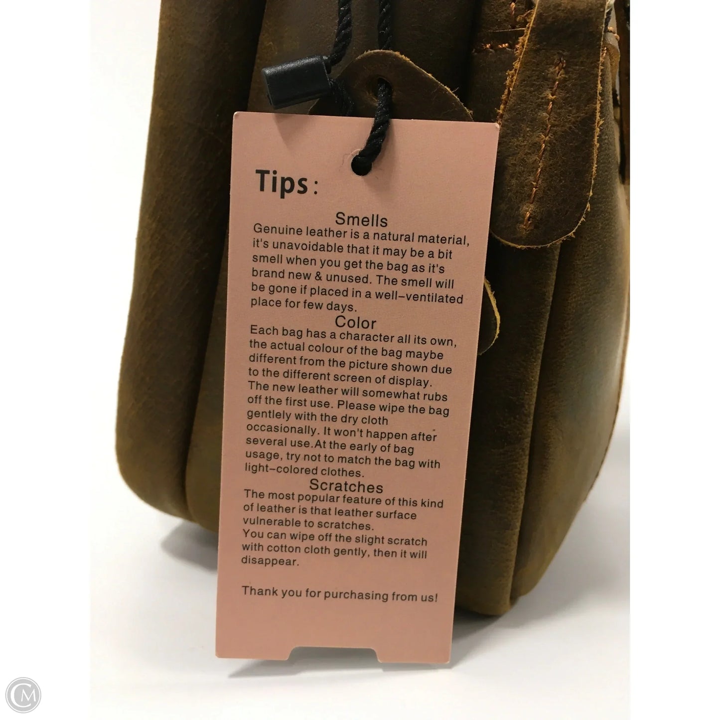 Crossbody Leather By jack & chris, Size: Medium