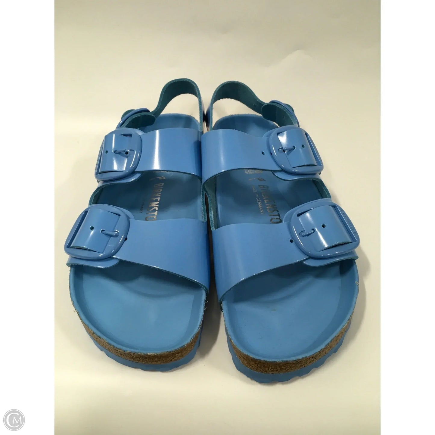 Sandals Flats By Birkenstock In Blue, Size: 9
