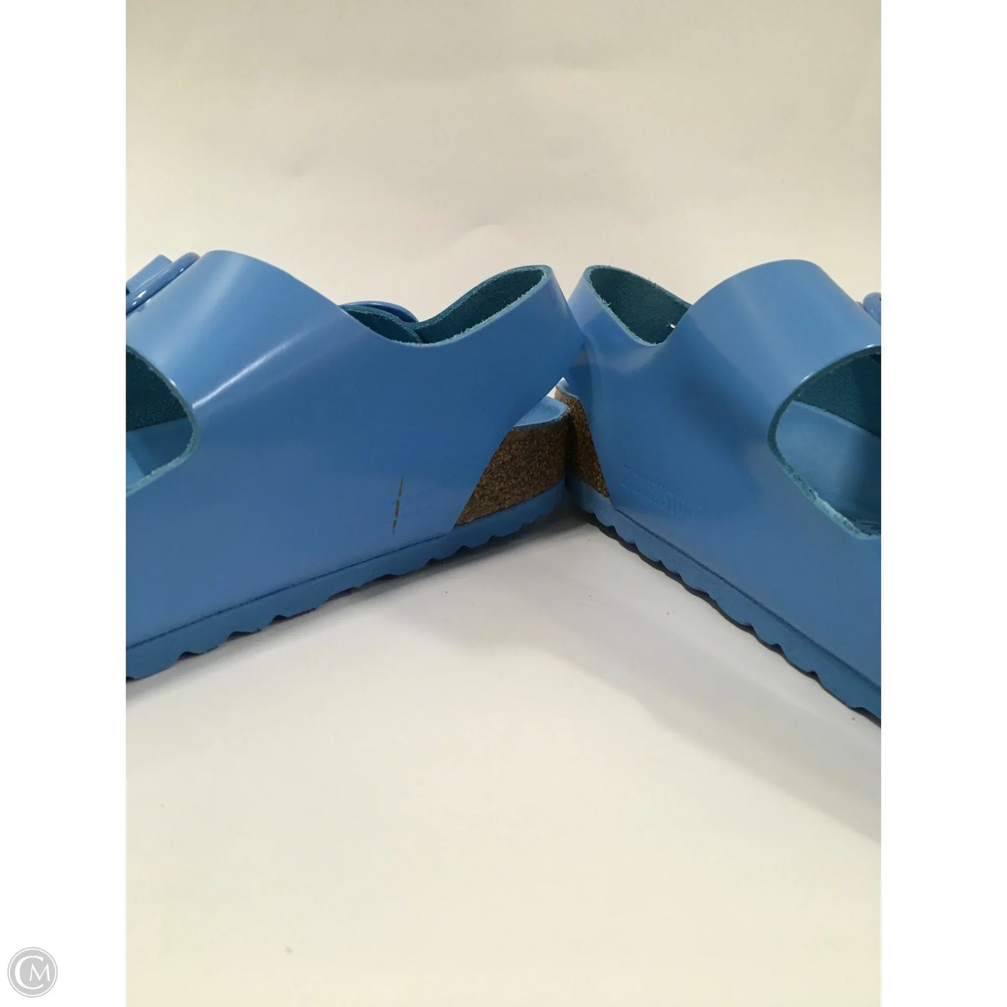 Sandals Flats By Birkenstock In Blue, Size: 9