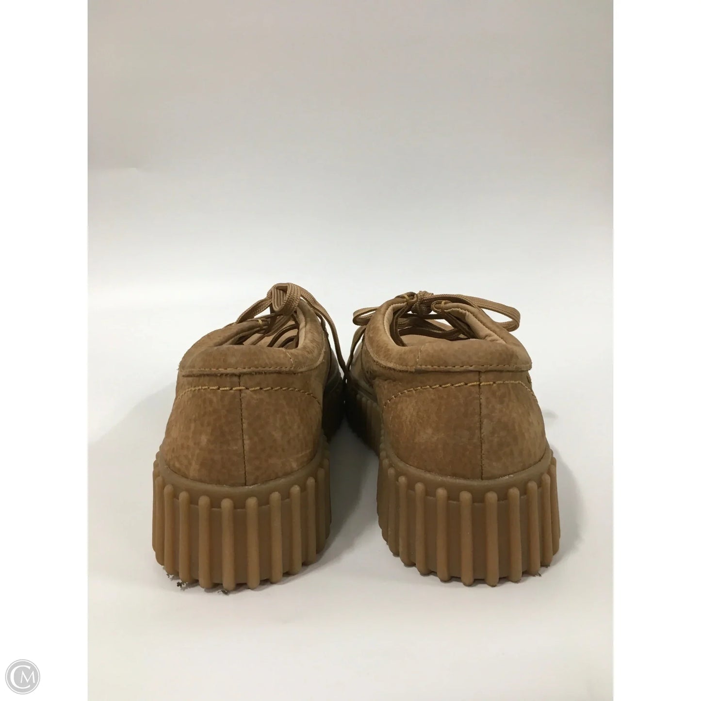 Shoes Flats By Clarks In Tan, Size: 9