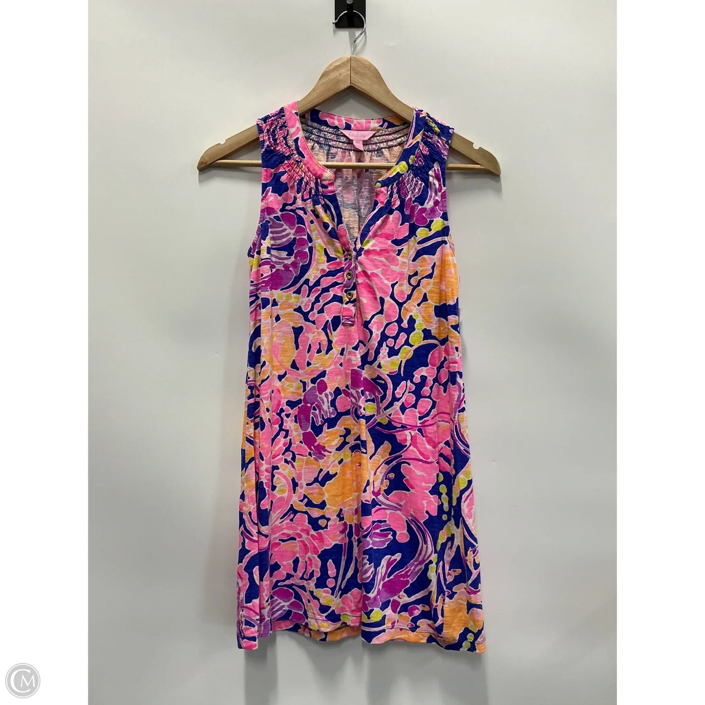 Dress Designer By Lilly Pulitzer In Pink & Purple, Size: Xxs