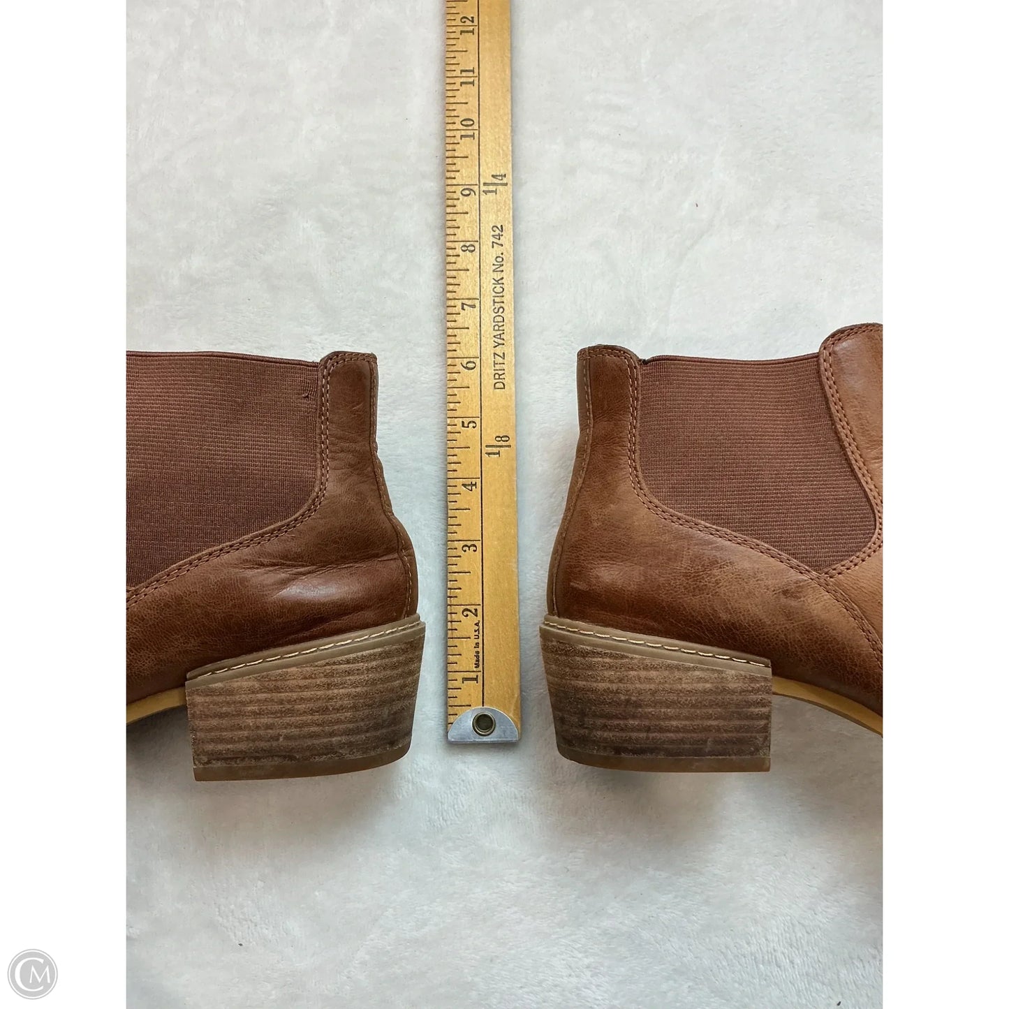Boots Ankle Heels By Timberland In Brown, Size: 6.5