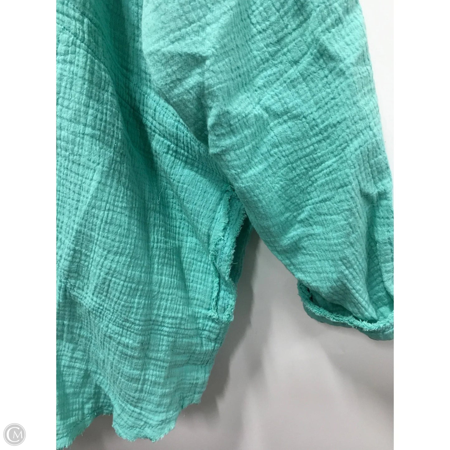 Top Long Sleeve By We The Free In Aqua, Size: Xl