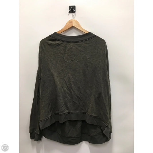 Top Long Sleeve By Free People In Grey, Size: Xl