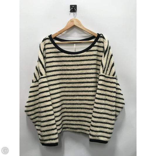Sweater By Free People In Striped Pattern, Size: L