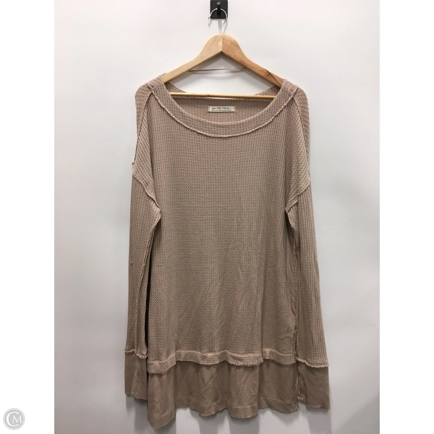 Top Long Sleeve By We The Free In Tan, Size: L