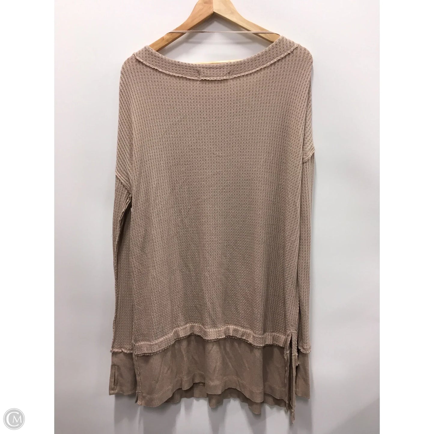 Top Long Sleeve By We The Free In Tan, Size: L