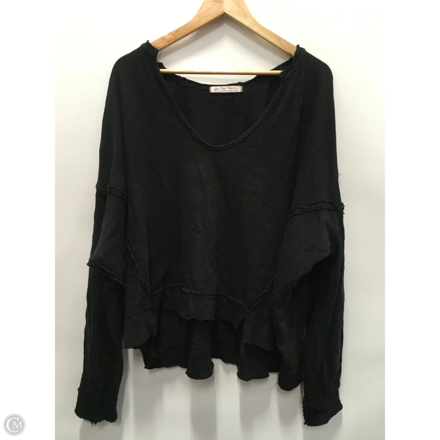 Top Long Sleeve By We The Free In Black, Size: M
