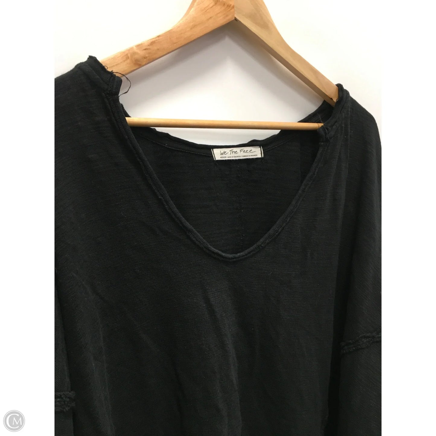 Top Long Sleeve By We The Free In Black, Size: M