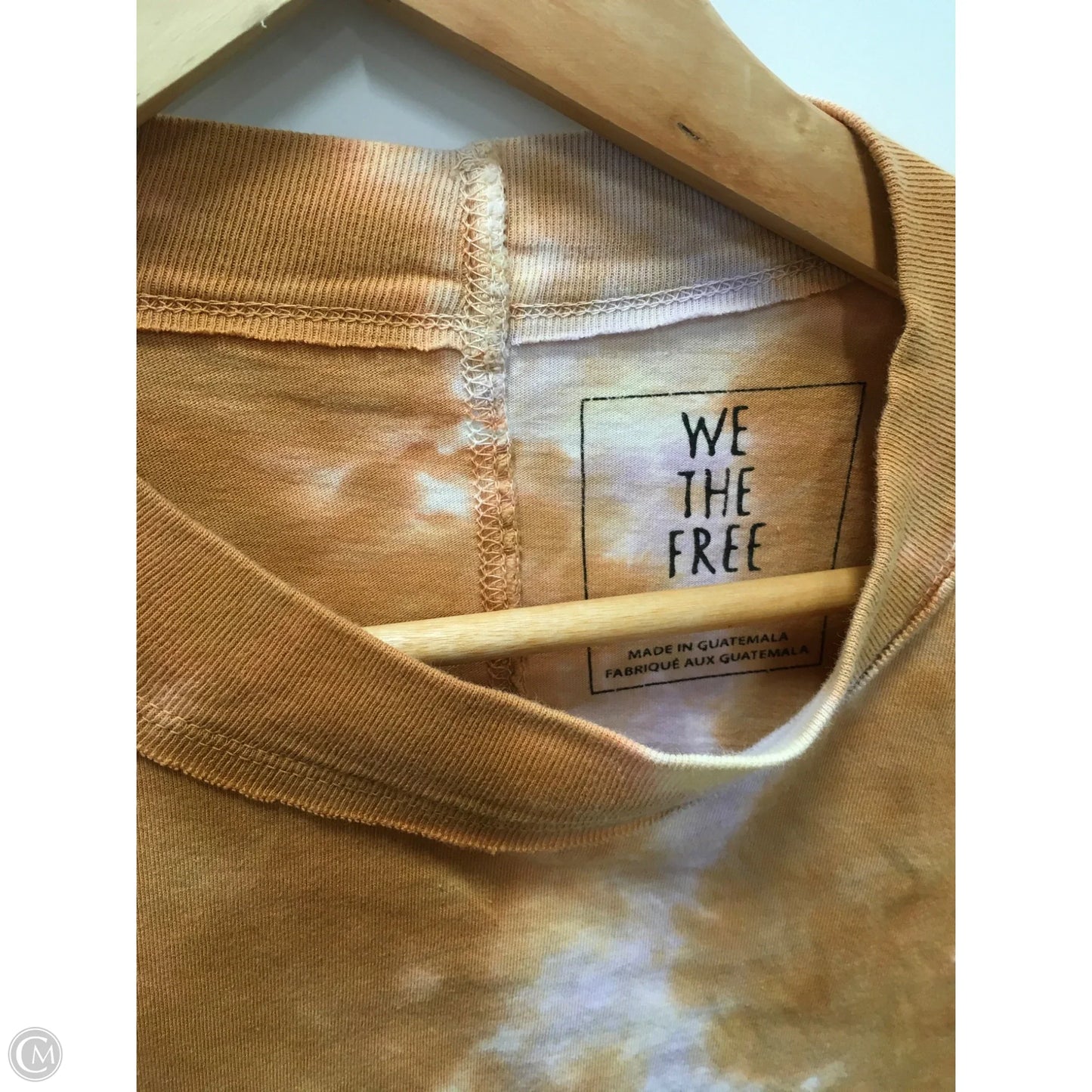 Top Long Sleeve By We The Free In Tie Dye Print, Size: L