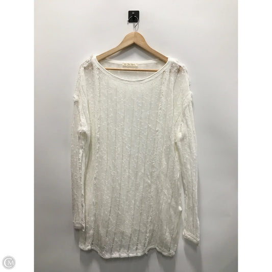 Top Long Sleeve By We The Free In White, Size: Xl