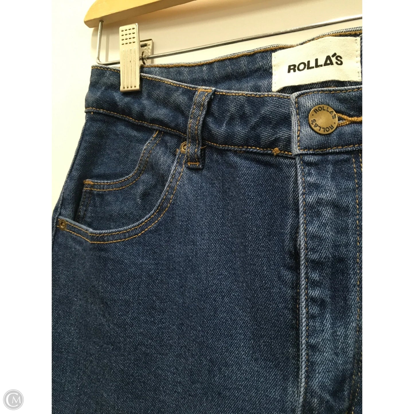 Jeans Boot Cut By Rollas In Blue Denim, Size: 4