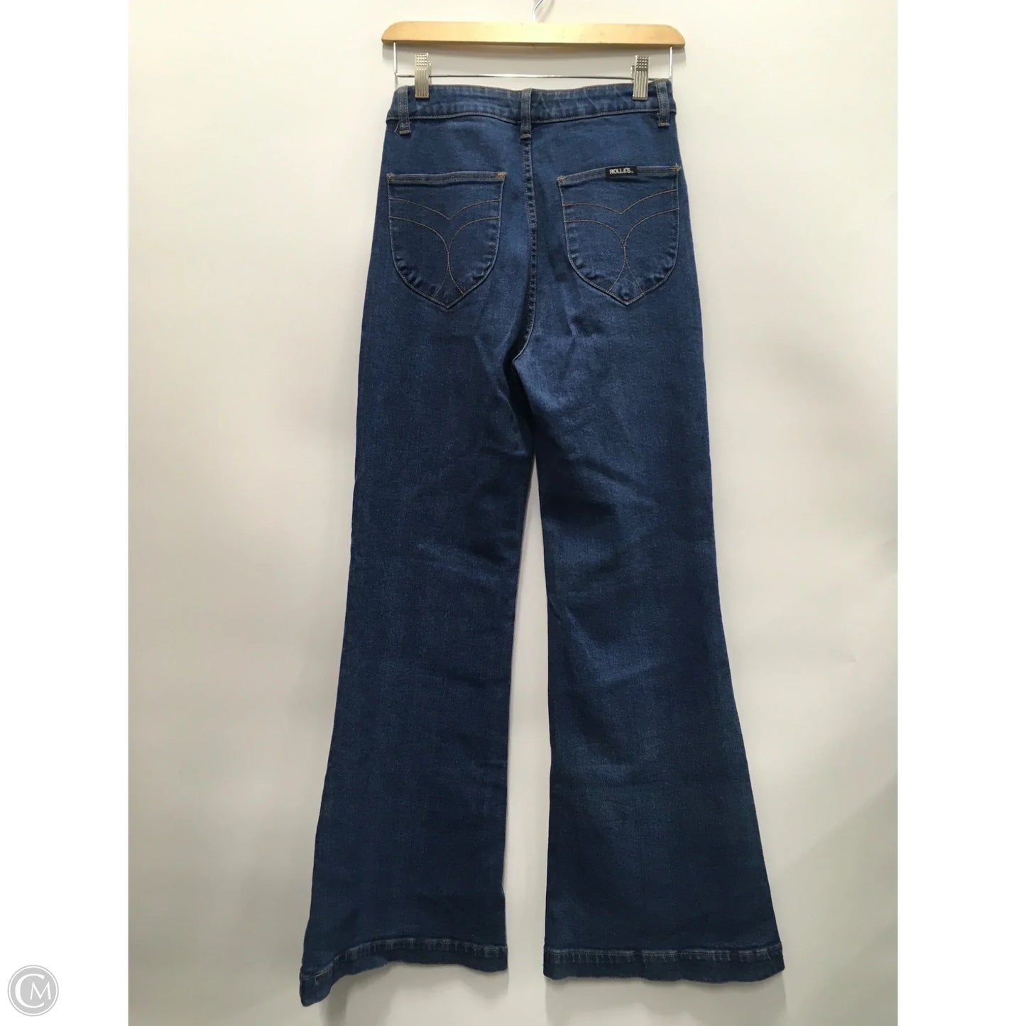 Jeans Boot Cut By Rollas In Blue Denim, Size: 4