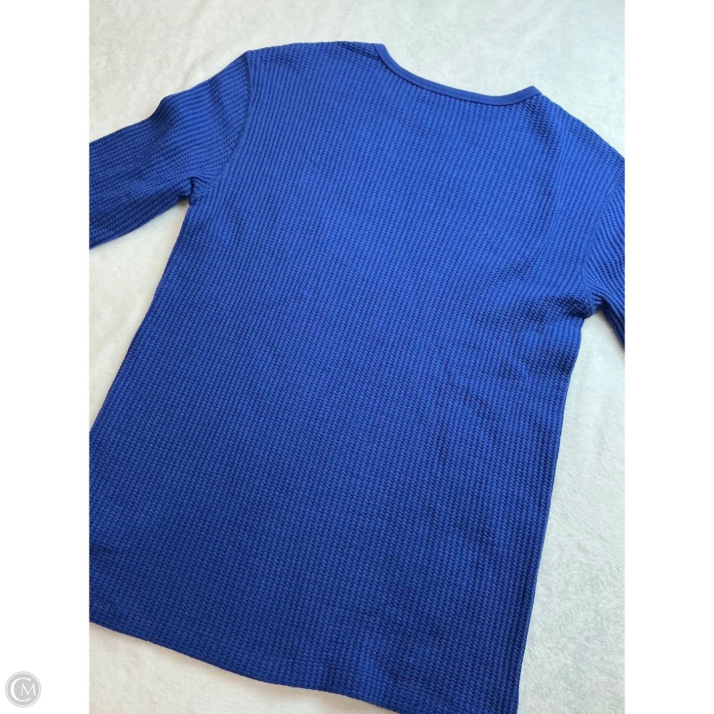 Athletic Top Long Sleeve Crewneck By Junk Food In Blue, Size: Xs