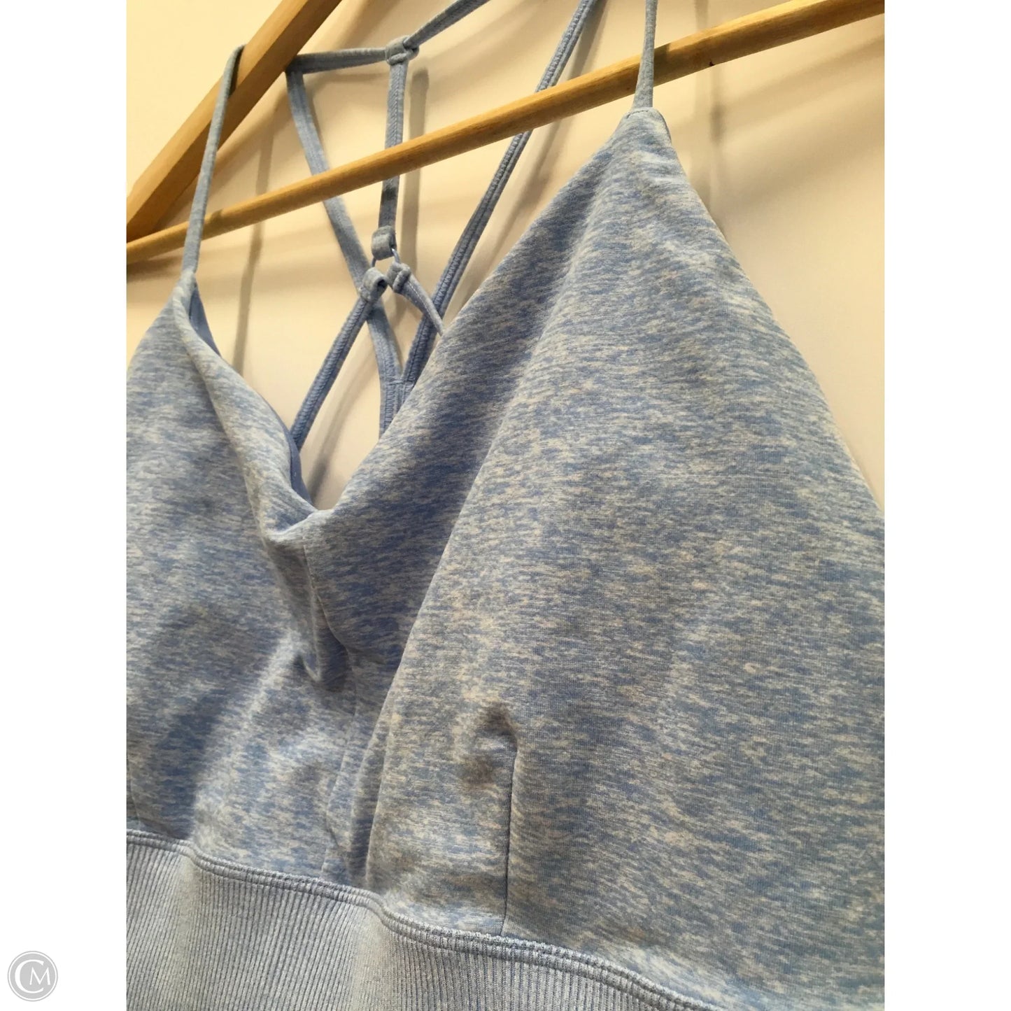 Athletic Bra By Alo In Blue, Size: Xl