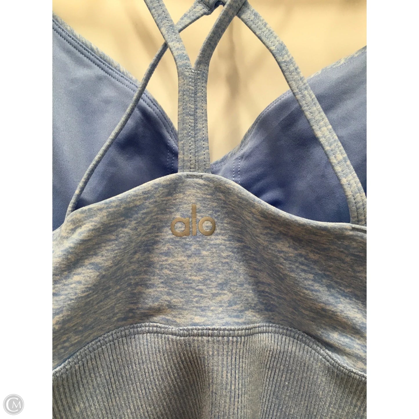 Athletic Bra By Alo In Blue, Size: Xl