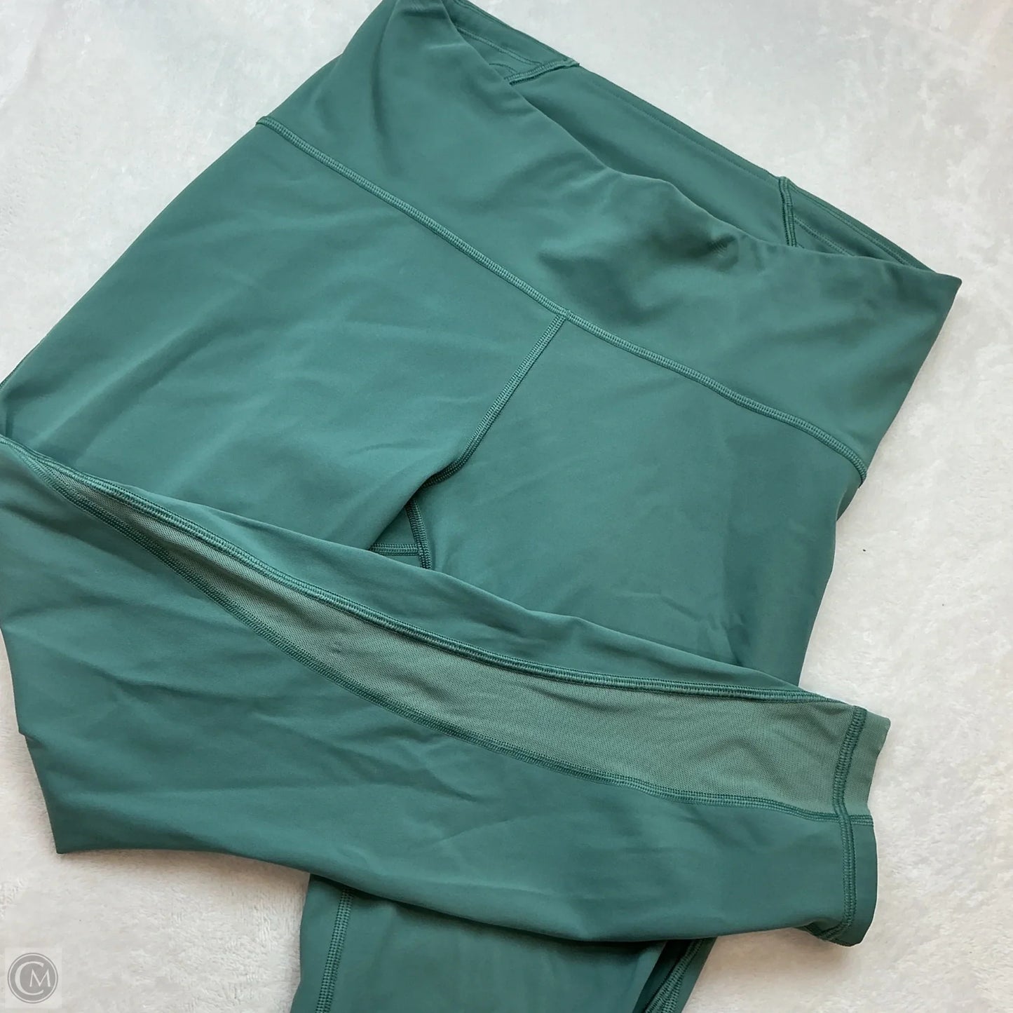 Athletic Leggings By Lululemon In Aqua, Size: 10