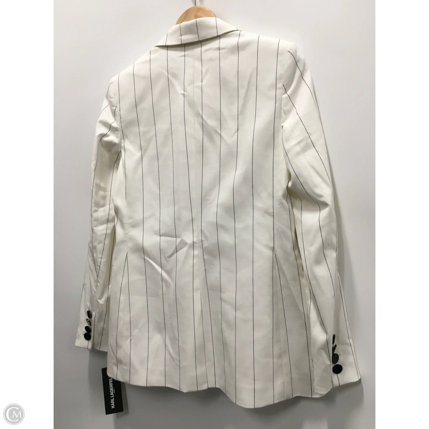 Blazer By Karl Lagerfeld In White, Size: S
