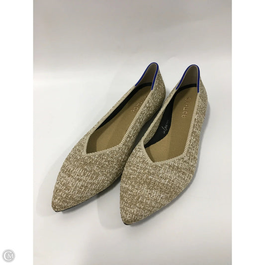 Shoes Flats By Rothys In Beige, Size: 9.5