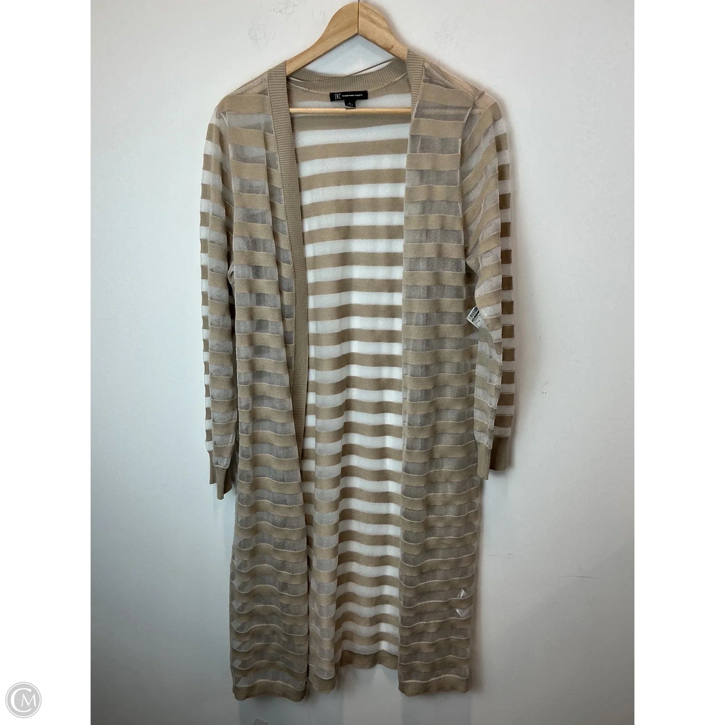 Cardigan By Inc In Striped Pattern, Size: Xl