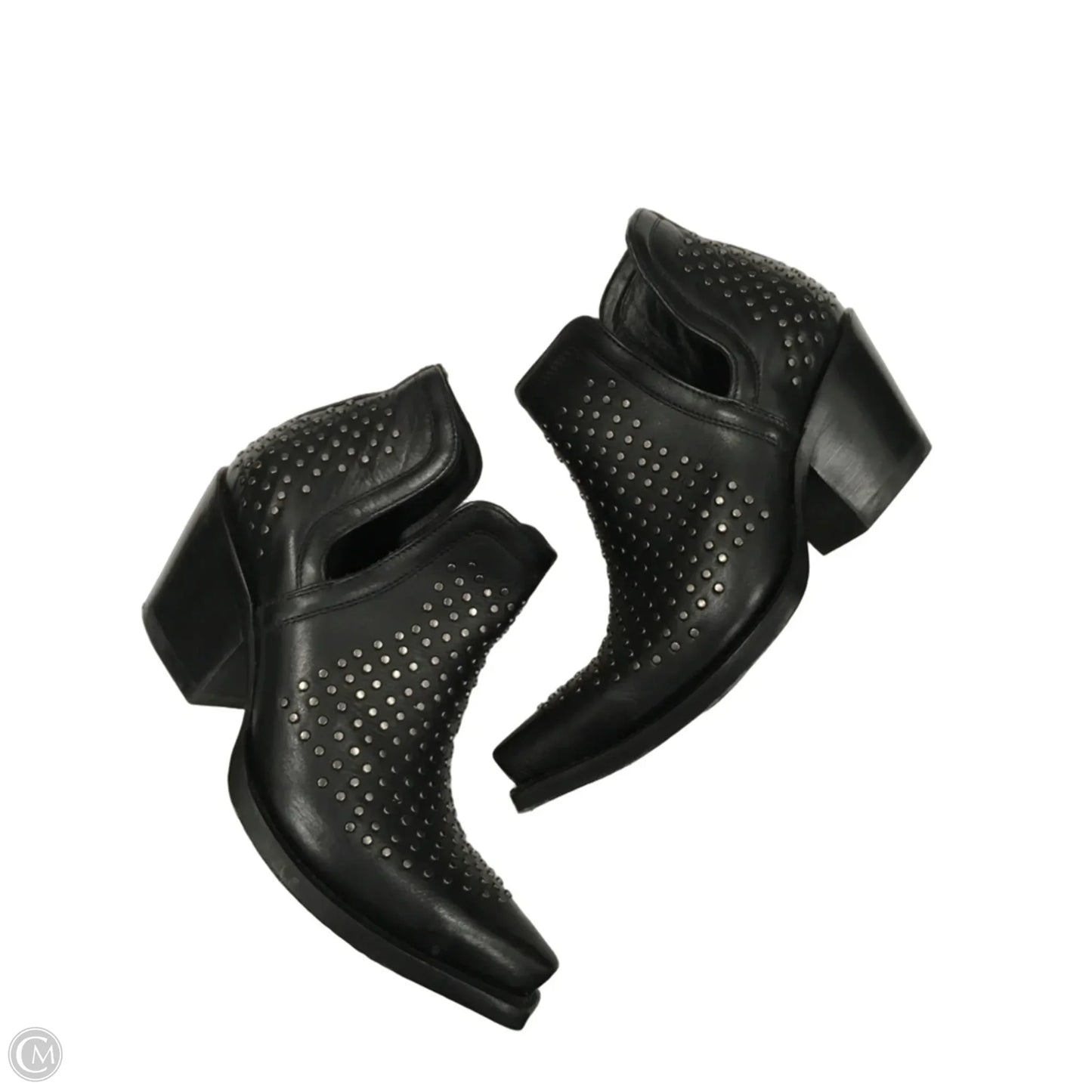Boots Ankle Heels By Ariat In Black, Size: 8