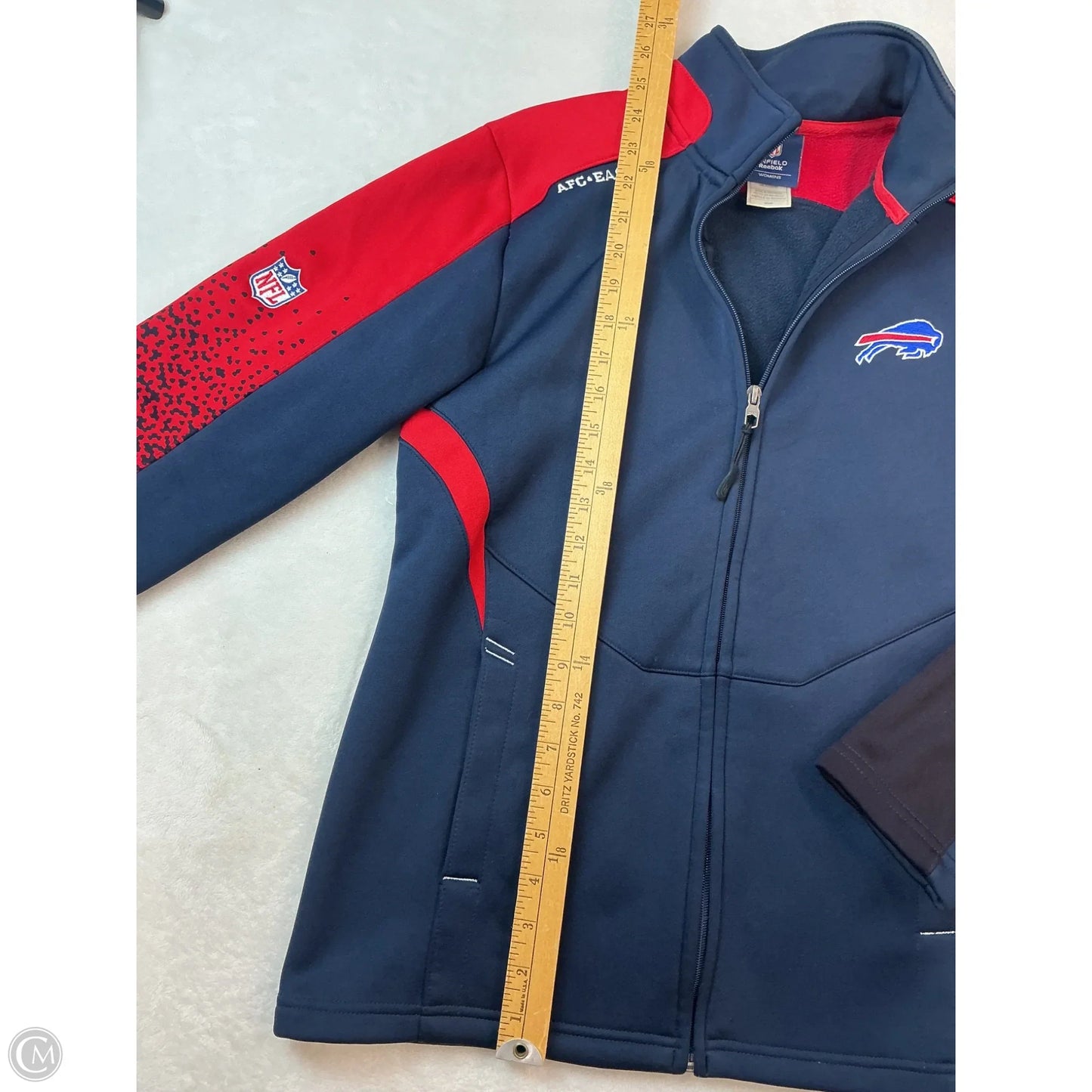 Athletic Jacket By Nfl In Navy, Size: M