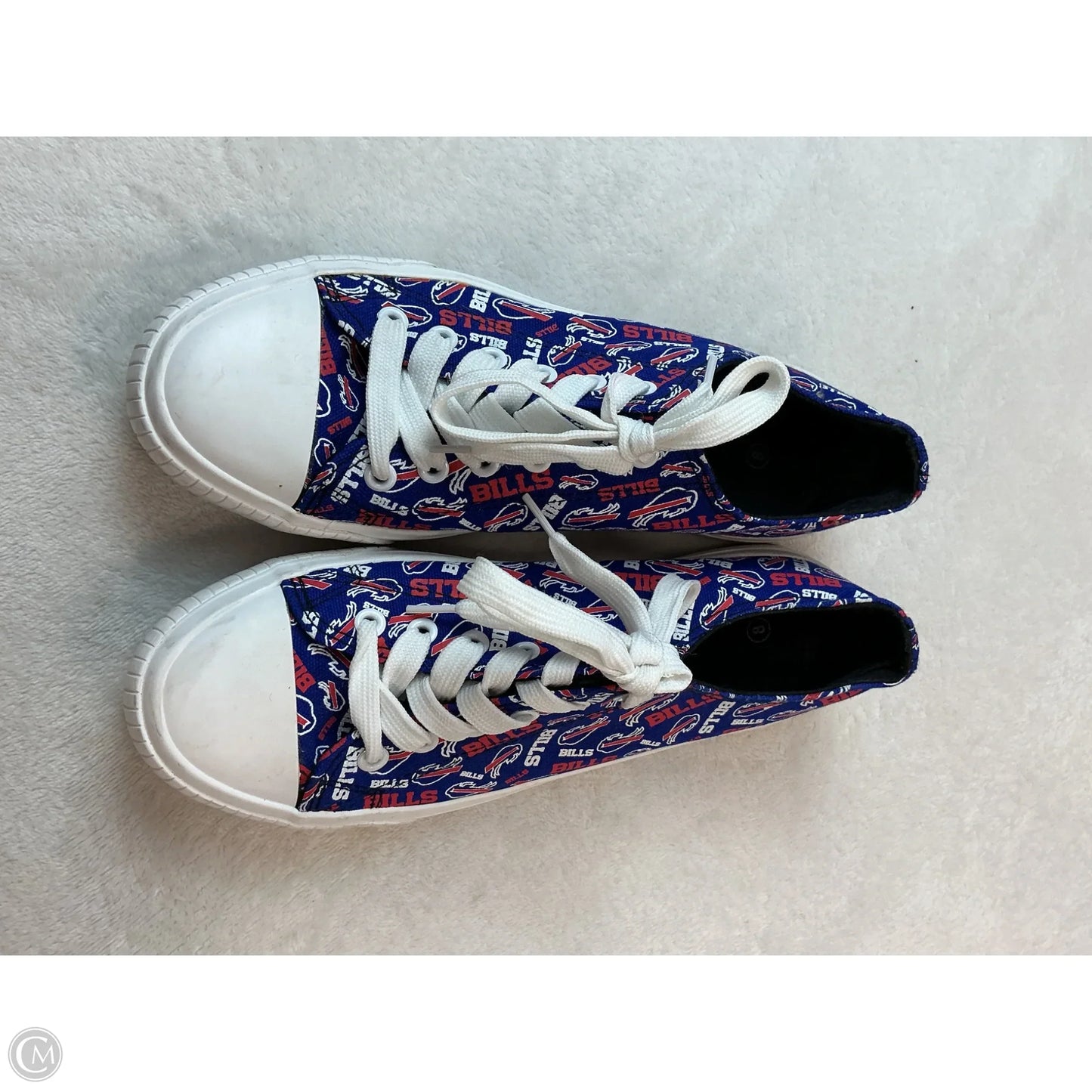 Shoes Sneakers By Clothes Mentor In Blue Red & White, Size: 8