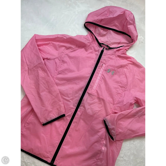 Athletic Jacket By Under Armour In Pink, Size: S