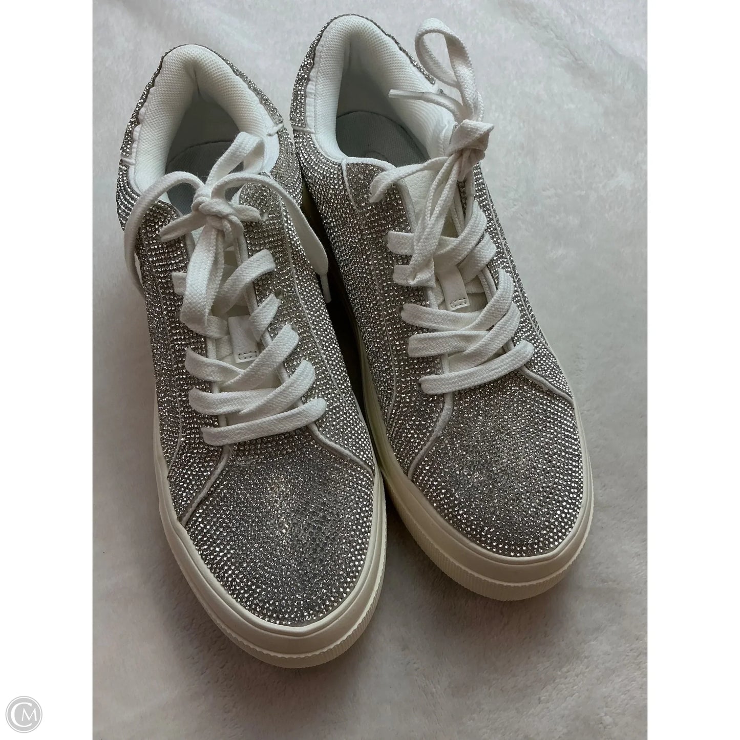 Shoes Sneakers By Jessica Simpson In Silver, Size: 6.5