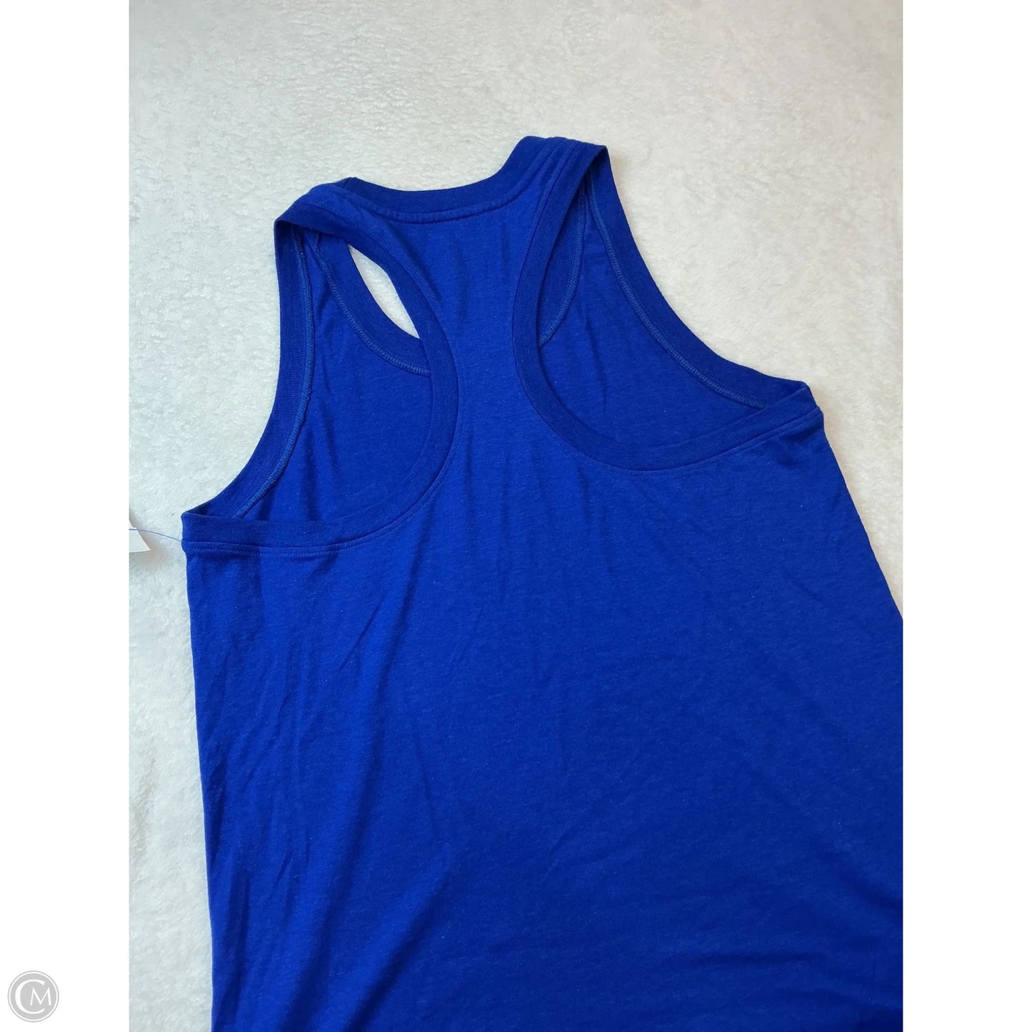 Athletic Tank Top By Nike In Blue, Size: S