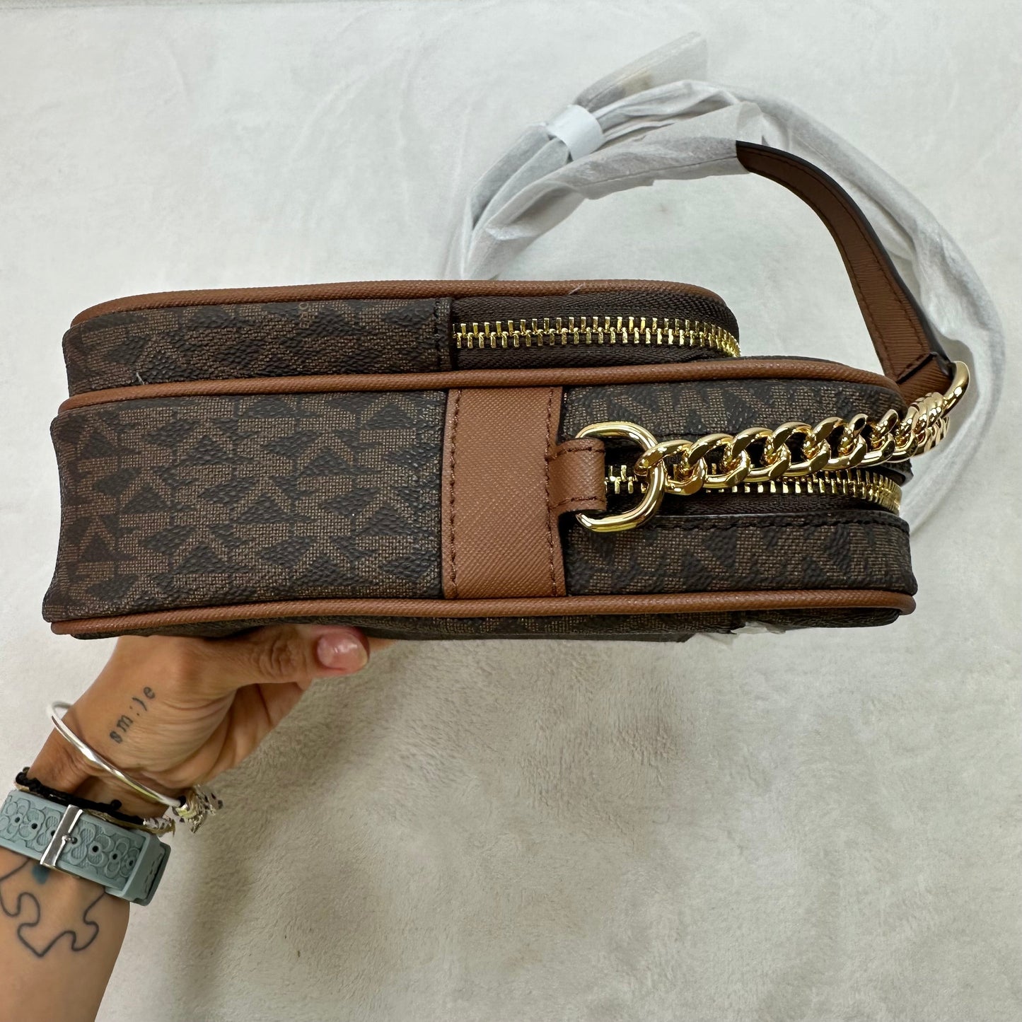 Crossbody Designer By Michael Kors, Size: Small