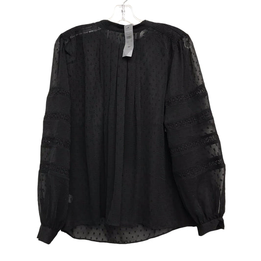 Top Ls By Ann Taylor In Black, Size:Petite   S