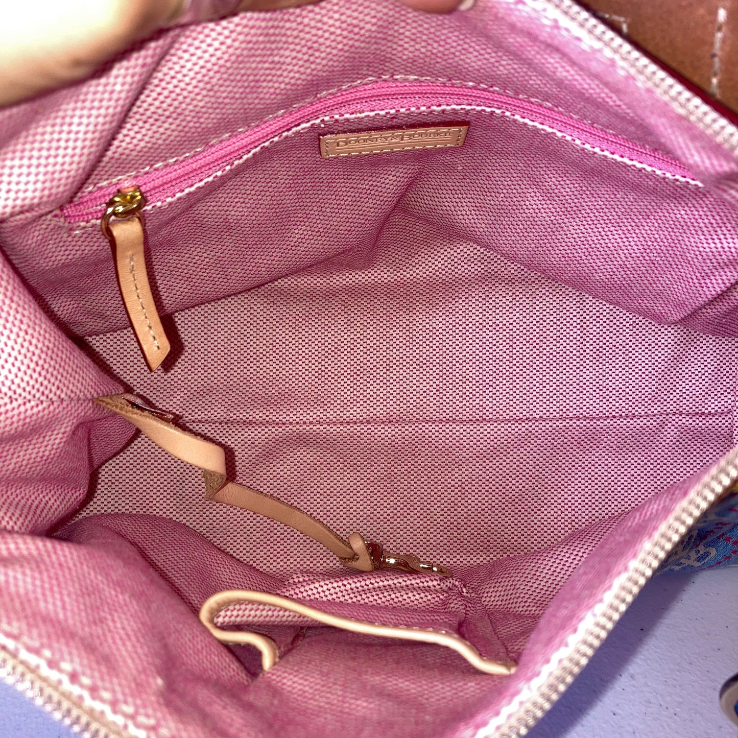 Handbag Designer By Dooney And Bourke In Blue, Size:Medium