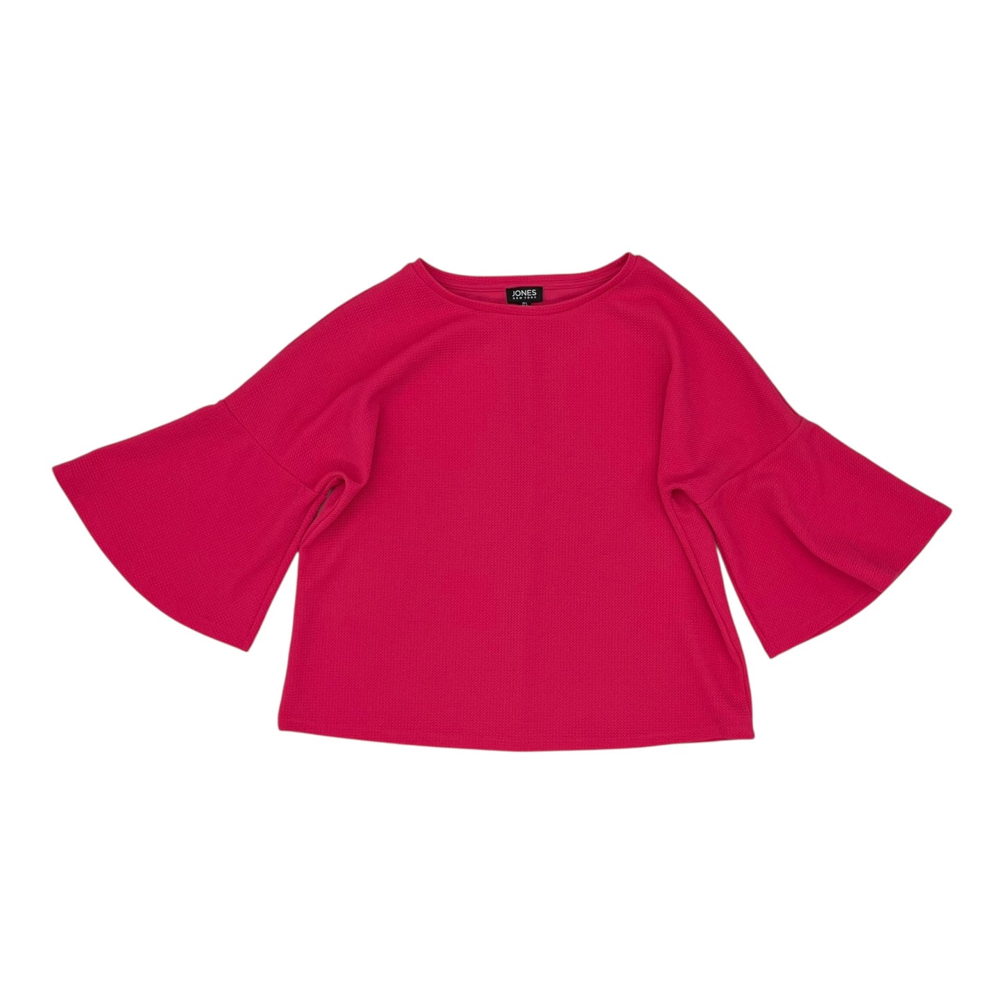 Top 3/4 Sleeve By Jones New York In Pink, Size:L
