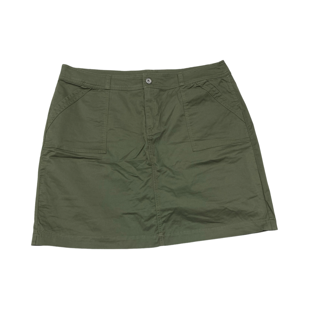Skirt Mini & Short By Cj Banks In Green, Size:20