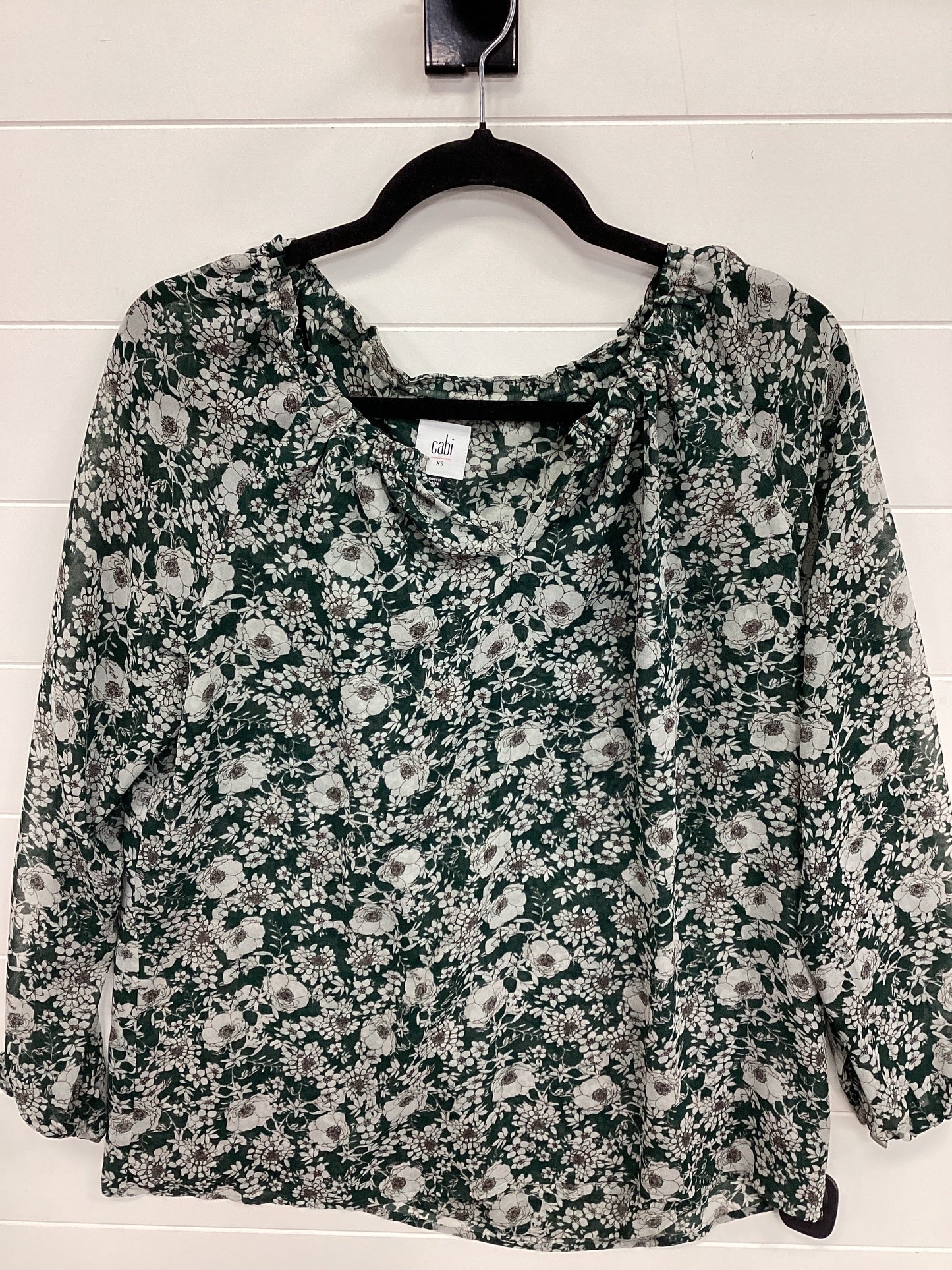 Top Ls By Cabi In Green, Size:Xs
