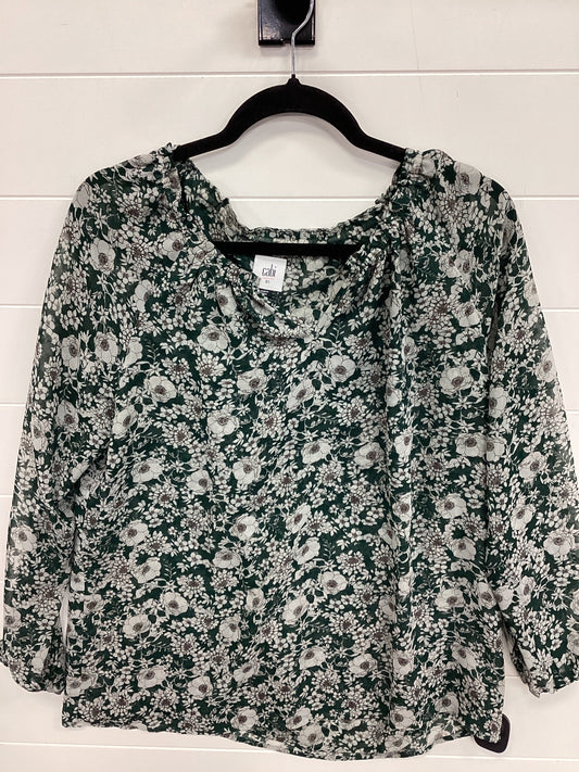 Top Ls By Cabi In Green, Size:Xs