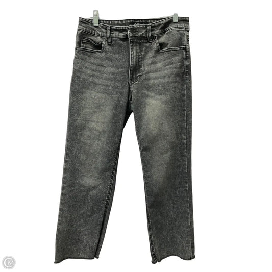 Jeans Straight By Oat In Grey Denim, Size: 8