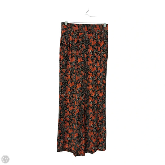 Pants Lounge By Hinge In Black & Orange, Size: 4