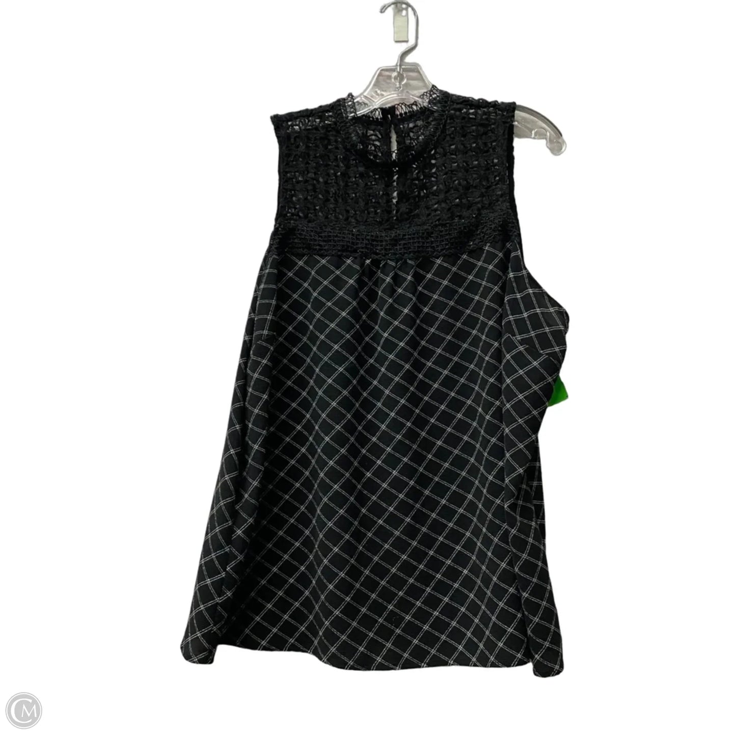 Top Sleeveless By Maurices In Black, Size: 2x